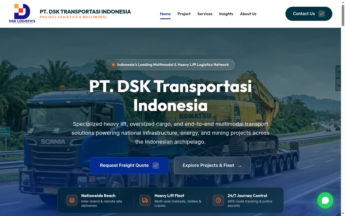 DSK Transportasi Website